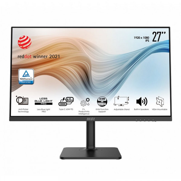 MSI Modern MD272P 27" IPS Moniteurs MSI, Ultra Pc Gamer Maroc