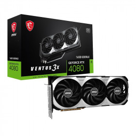 MSI GeForce RTX 4080 VENTUS 3X OC 16GB GDDR6X Cartes graphiques MSI, Ultra Pc Gamer Maroc