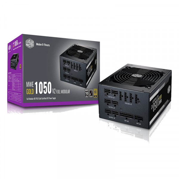 Cooler Master MWE Gold 1050 Full Modular V2 80PLUS GOLD 1050W Alimentations PC Cooler Master, Ultra Pc Gamer Maroc