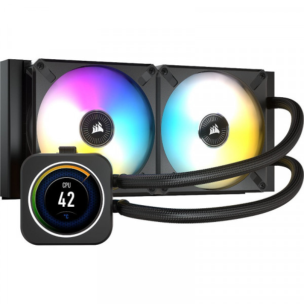 Corsair iCue H100i LCD Elite - 240 mm Refroidissement Corsair, Ultra Pc Gamer Maroc
