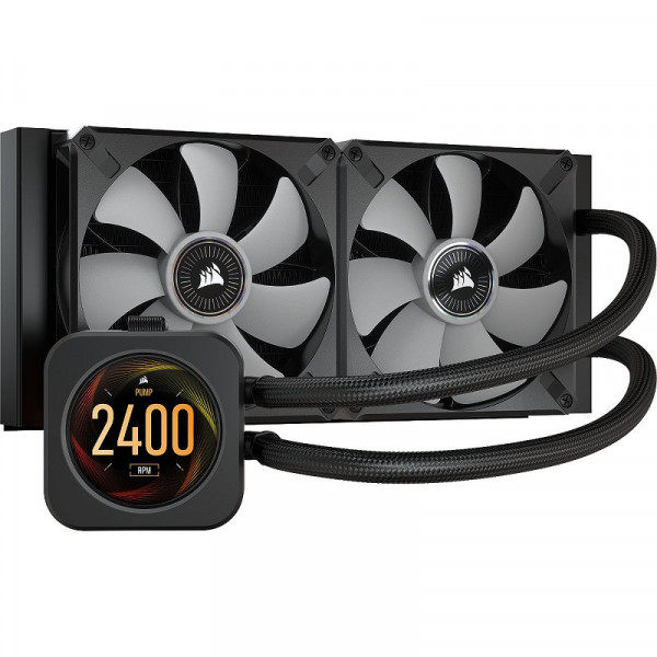 Corsair iCue H100i LCD Elite - 240 mm Refroidissement Corsair, Ultra Pc Gamer Maroc