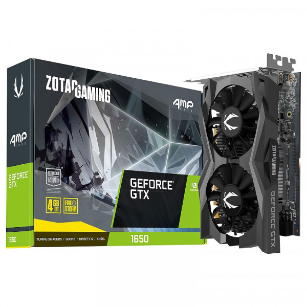 ZOTAC GeForce GTX 1650 AMP CORE 4GB GDDR6 Cartes graphiques Zotac, Ultra Pc Gamer Maroc