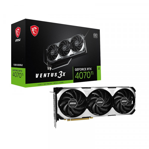 MSI GeForce RTX 4070 Ti VENTUS 3X OC 12GB GDDR6X Cartes graphiques MSI, Ultra Pc Gamer Maroc