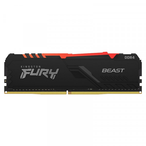 Kingston FURY Beast RGB 16Go (1 x 16Go) DDR4 3200 MHz CL16 Mémoire vive PC Kingston, Ultra Pc Gamer Maroc