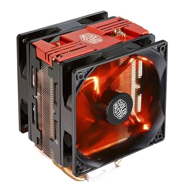 Cooler Master Hyper 212 LED Turbo Red Refroidissement Cooler Master, Ultra Pc Gamer Maroc