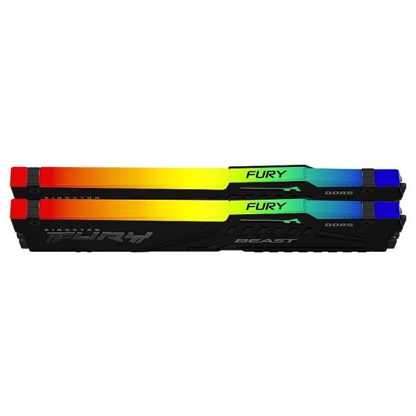 Kingston FURY Beast RGB 16Go (2 x 8Go) DDR5 6000 MHz CL36 Mémoire vive DDR5 Kingston, Ultra Pc Gamer Maroc