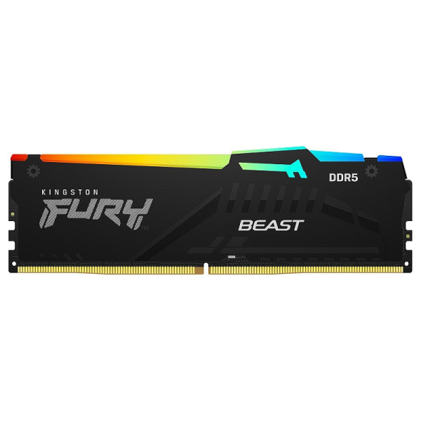Kingston FURY Beast RGB 16Go (2 x 8Go) DDR5 6000 MHz CL36 Mémoire vive DDR5 Kingston, Ultra Pc Gamer Maroc