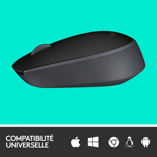 Logitech M171 Wireless Mouse (Noir) Souris Logitech, Ultra Pc Gamer Maroc