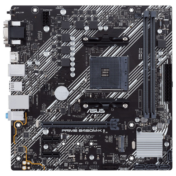 ASUS PRIME B450M-K II Cartes mères ASUS, Ultra Pc Gamer Maroc