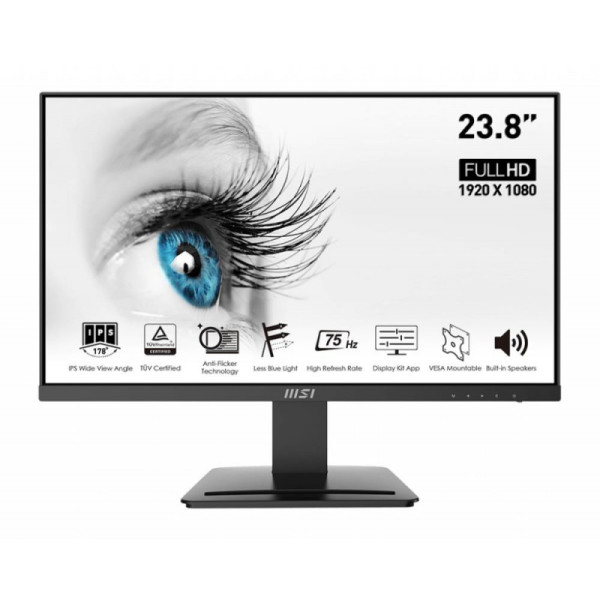 MSI PRO MP243 IPS 23.8" Moniteurs MSI, Ultra Pc Gamer Maroc