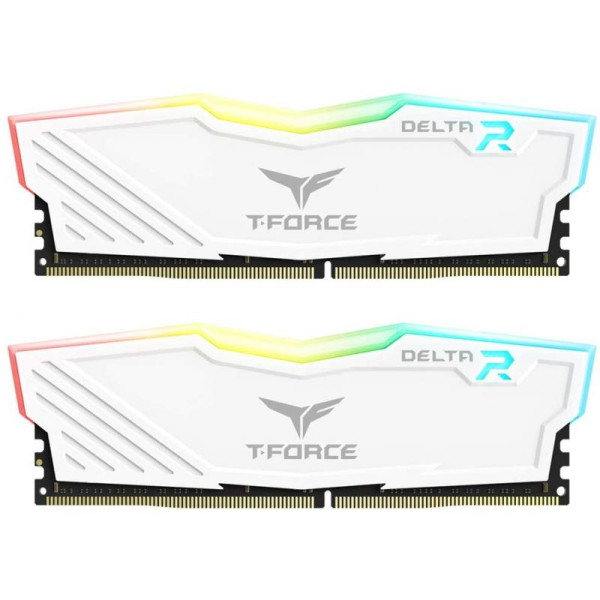 Team Group Delta RGB 16Go (2x8Go) DDR4 3200MHz CL16 Blanc Mémoire vive PC Team Group, Ultra Pc Gamer Maroc