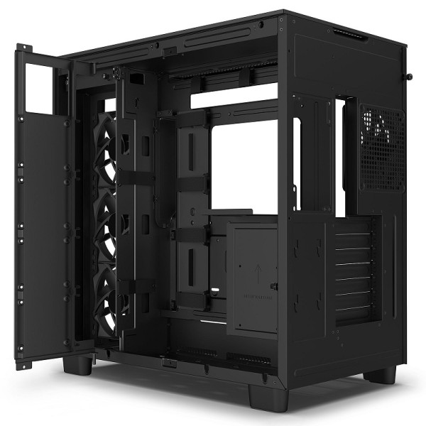 NZXT H9 Flow Black Boitiers PC NZXT, Ultra Pc Gamer Maroc