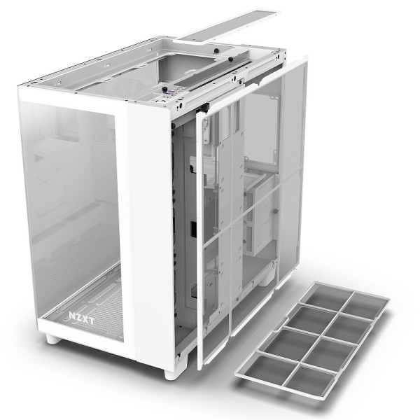 NZXT H9 Elite White Boitiers PC NZXT, Ultra Pc Gamer Maroc