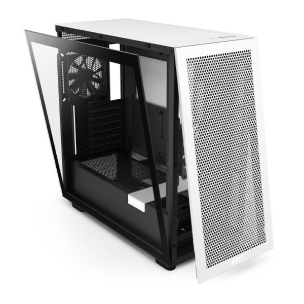 NZXT H7 Flow Noir/Blanc Boitiers PC NZXT, Ultra Pc Gamer Maroc