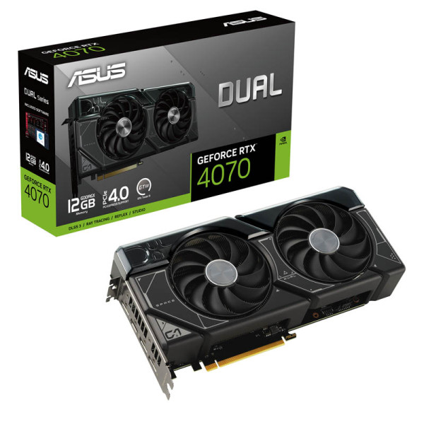 ASUS GeForce RTX 4070 Dual OC Edition 12GB GDDR6X Cartes graphiques ASUS, Ultra Pc Gamer Maroc