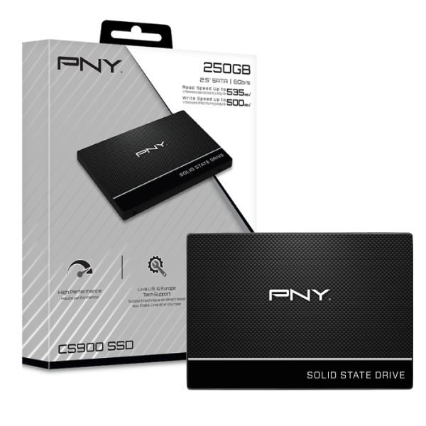 PNY CS900 250GB Disques durs et SSD PNY, Ultra Pc Gamer Maroc