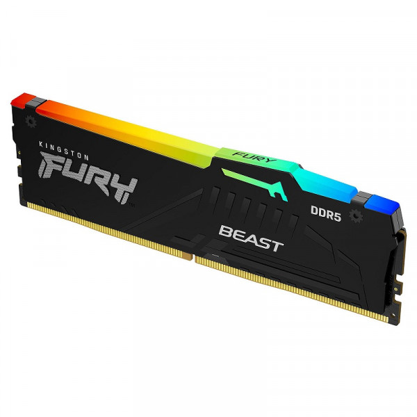 Kingston FURY Beast RGB 32Go (1 x 32Go) DDR5 5200 MHz CL40 Mémoire vive DDR5 Kingston, Ultra Pc Gamer Maroc