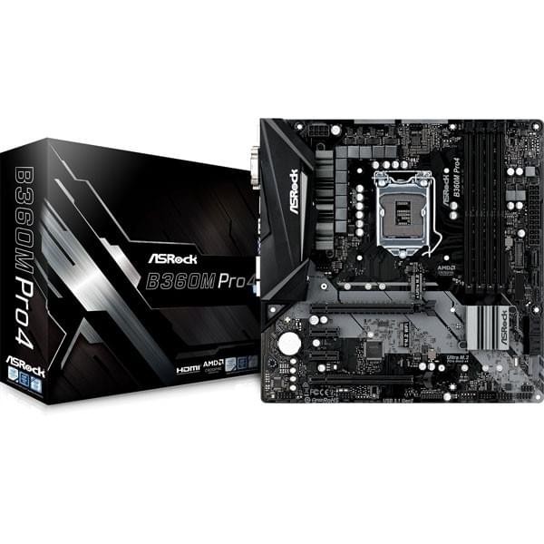 Asrock B360M Pro4 Composants ASRock, Ultra Pc Gamer Maroc