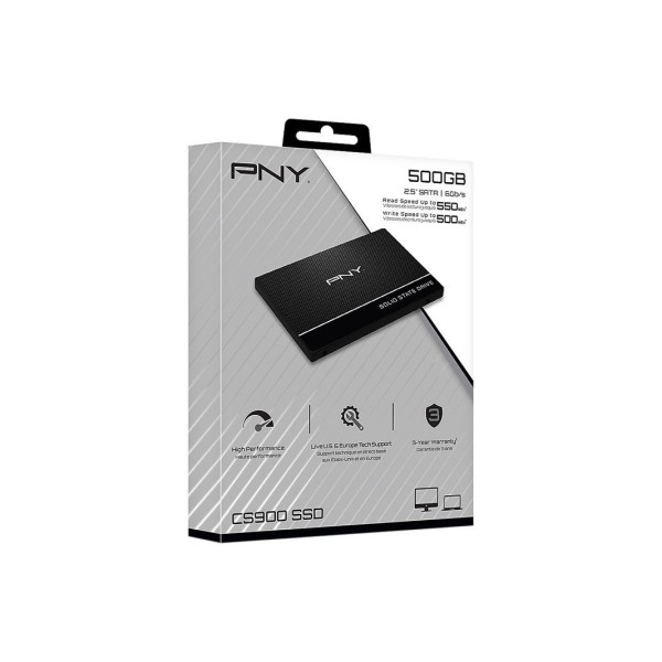 PNY CS900 500GB Disques durs et SSD PNY, Ultra Pc Gamer Maroc