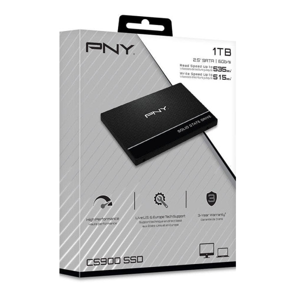 PNY CS900 1TB Disques durs et SSD PNY, Ultra Pc Gamer Maroc
