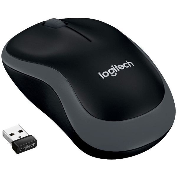 Logitech Wireless Mouse M185 (Gris) Souris Logitech, Ultra Pc Gamer Maroc