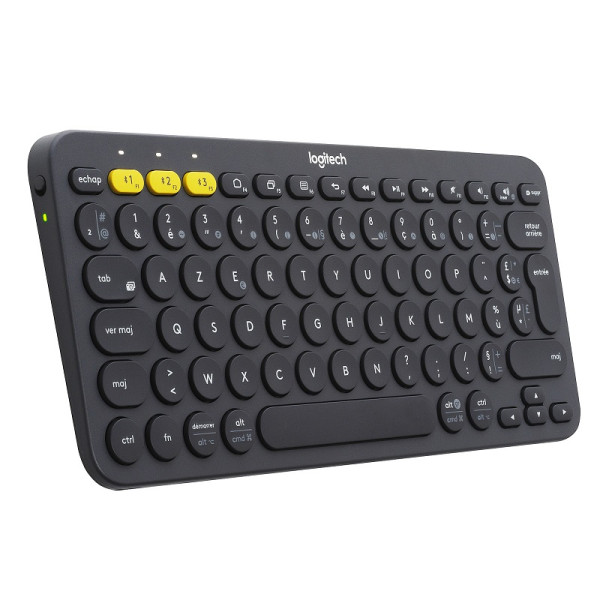 Logitech Multi-Device Keyboard K380 (Gris) Claviers Logitech, Ultra Pc Gamer Maroc