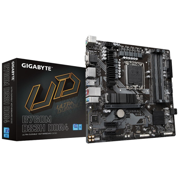 Gigabyte B760M DS3H DDR4 Cartes mères Gigabyte, Ultra Pc Gamer Maroc