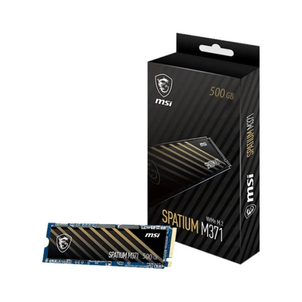 MSI SPATIUM M371 NVMe M.2 500GB Disques SSD MSI, Ultra Pc Gamer Maroc