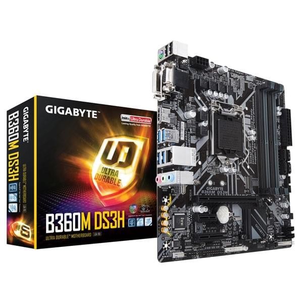 Gigabyte B360M DS3H Cartes mères Gigabyte, Ultra Pc Gamer Maroc