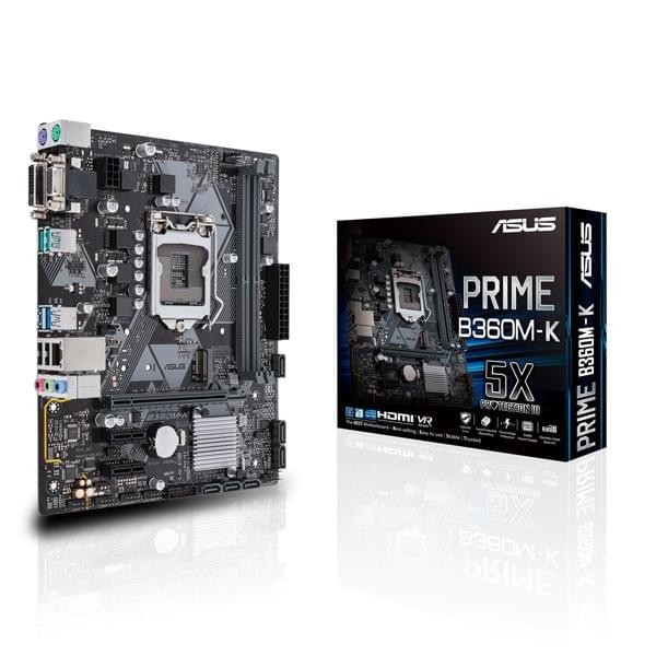 ASUS PRIME B360M-K Cartes mères ASUS, Ultra Pc Gamer Maroc