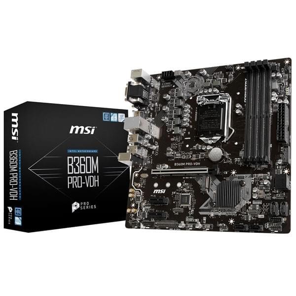 MSI B360M PRO-VDH Cartes mères MSI, Ultra Pc Gamer Maroc