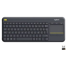 Logitech Wireless Touch Keyboard K400 Plus (Noir) Claviers Logitech, Ultra Pc Gamer Maroc