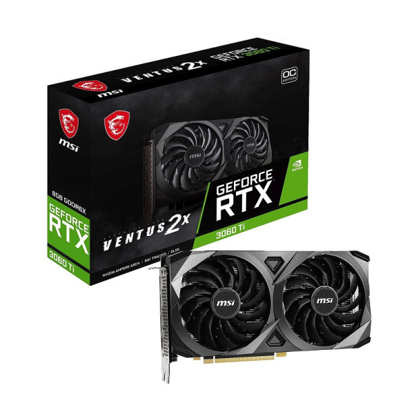 MSI RTX 3060 TI VENTUS 2X OC 8GB GDDR6X Cartes graphiques MSI, Ultra Pc Gamer Maroc