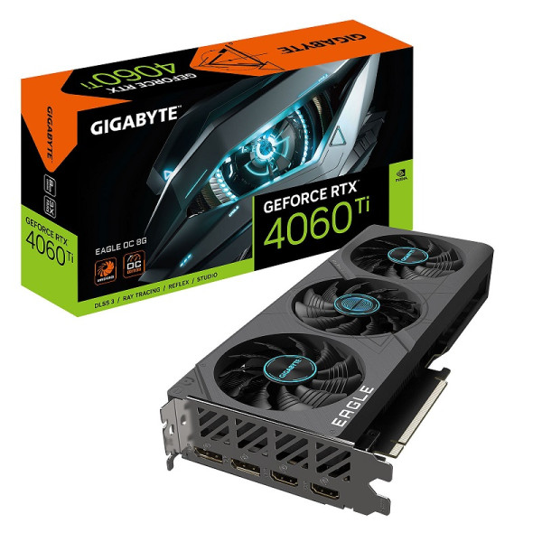 Gigabyte GeForce RTX 4060 Ti EAGLE OC 8GB GDDR6 Cartes graphiques Gigabyte, Ultra Pc Gamer Maroc