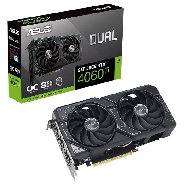 ASUS Dual GeForce RTX 4060 Ti OC Edition 8GB GDDR6 Cartes graphiques ASUS, Ultra Pc Gamer Maroc