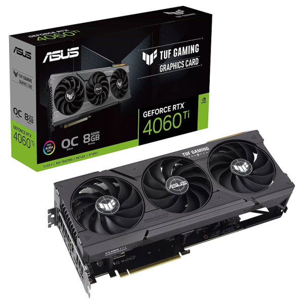 ASUS TUF Gaming GeForce RTX 4060 Ti OC Edition 8GB GDDR6 Cartes graphiques ASUS, Ultra Pc Gamer Maroc