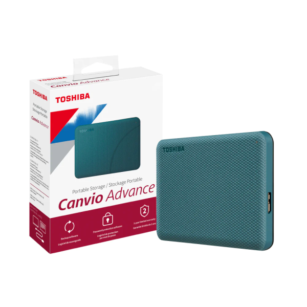 Toshiba Canvio Advance 2TB Green Disques durs externes Toshiba, Ultra Pc Gamer Maroc