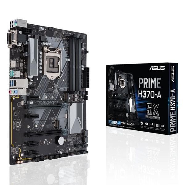 ASUS PRIME H370-A Composants ASUS, Ultra Pc Gamer Maroc