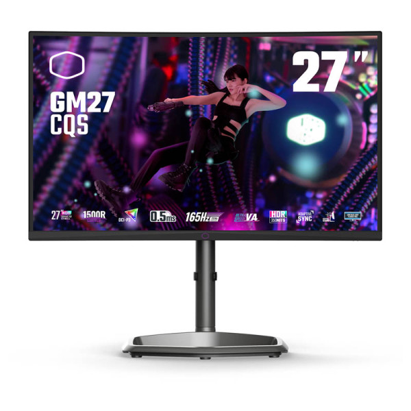 Cooler Master GM27-CQS 27" 0.5ms QHD 170Hz Moniteurs Cooler Master, Ultra Pc Gamer Maroc