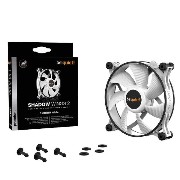be quiet! Shadow Wings 2 White 120mm Refroidissement be quiet!, Ultra Pc Gamer Maroc