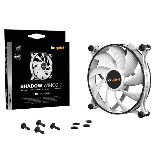 be quiet! Shadow Wings 2 White 140mm Refroidissement be quiet!, Ultra Pc Gamer Maroc