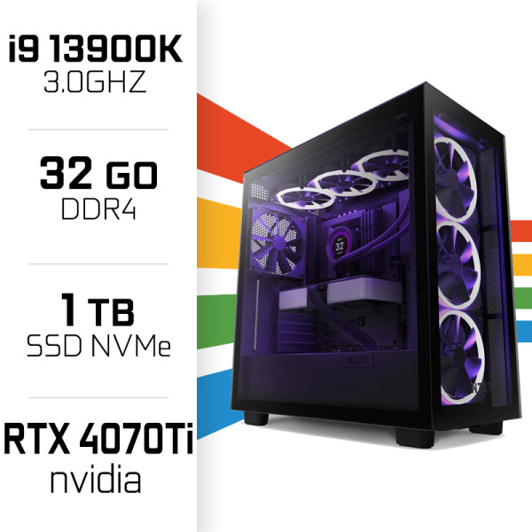 PC Gamer UltraPC Intel Core i9 13900K/1TB SSD/32GB/RTX4070Ti PC Gamer Avancé UltraPC, Ultra Pc Gamer Maroc