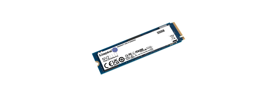 Kingston SSD NV2 500GB NVMe Disques SSD Kingston Maroc