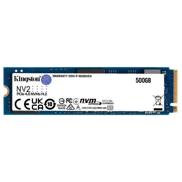 Kingston SSD NV2 500GB M.2 NVMe Disques SSD Kingston, Ultra Pc Gamer Maroc