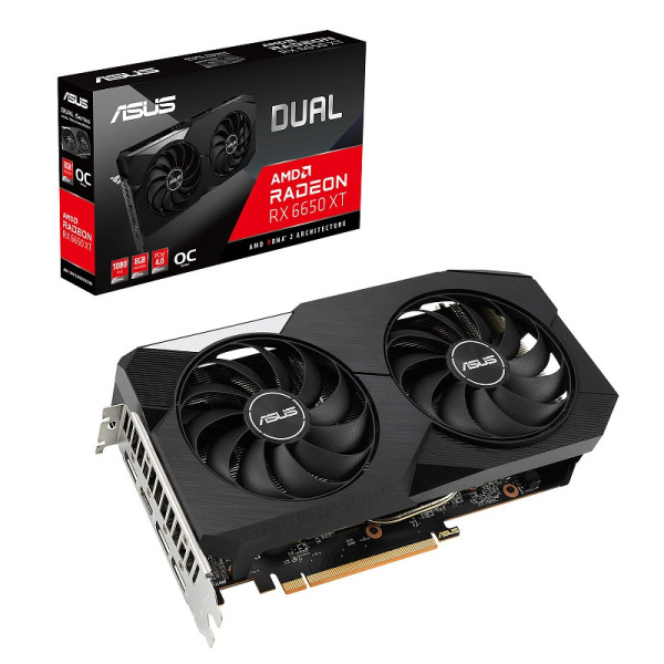 ASUS Radeon RX 6650 XT DUAL OC 8GB GDDR6 Cartes graphiques ASUS, Ultra Pc Gamer Maroc