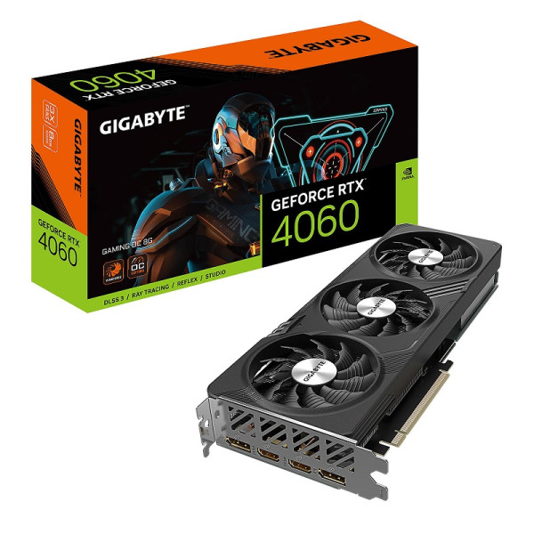 Gigabyte GeForce RTX 4060 GAMING OC 8Go GDDR6 NVIDIA Gigabyte, Ultra Pc Gamer Maroc