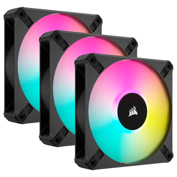 Corsair AF120 RGB Elite Triple Pack Noir Refroidissement Corsair, Ultra Pc Gamer Maroc