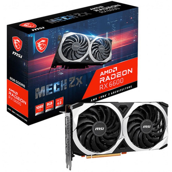 MSI Radeon RX 6600 MECH 2X 8GB GDDR6 AMD MSI, Ultra Pc Gamer Maroc