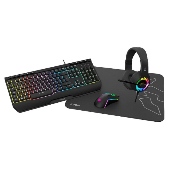 Krom Kenya Combo 4in1 Kits claviers/souris KROM, Ultra Pc Gamer Maroc