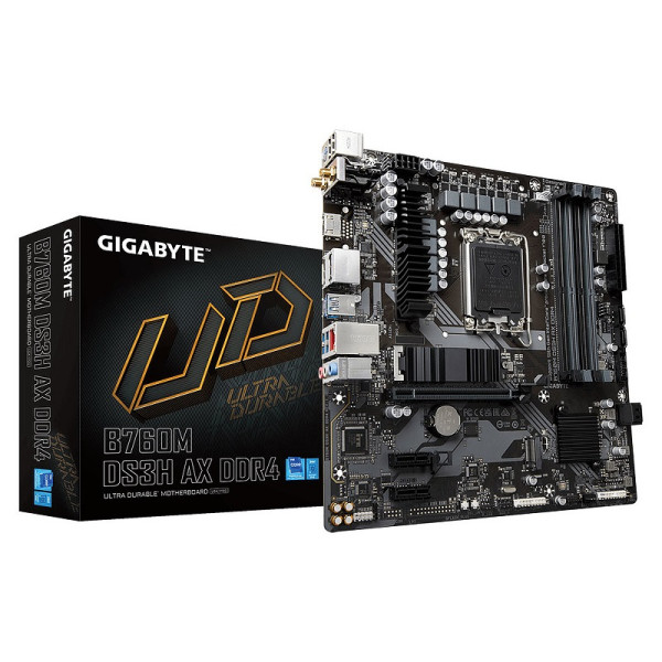 Gigabyte B760M DS3H AX DDR4 Cartes mères Gigabyte, Ultra Pc Gamer Maroc